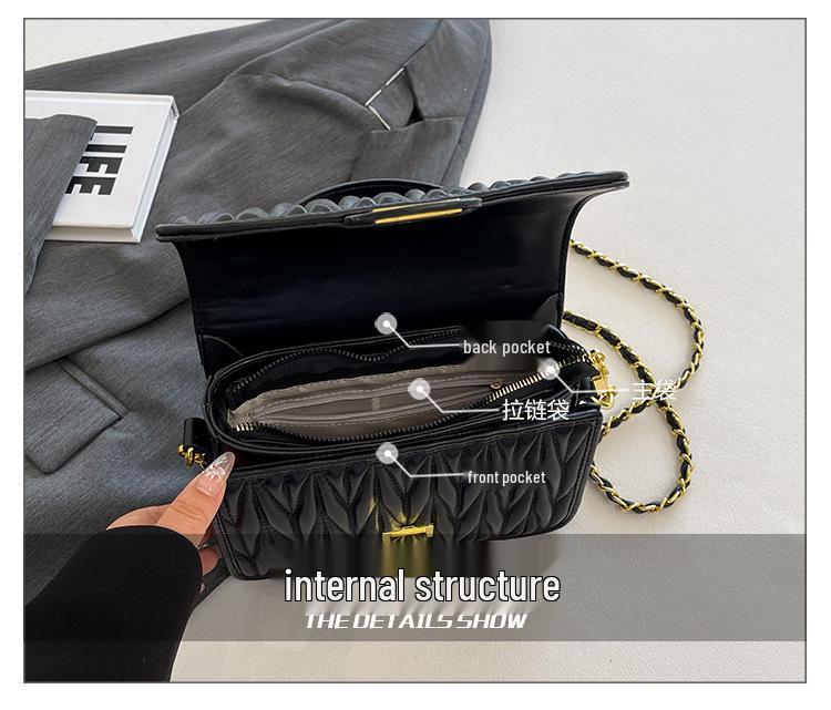 Geantă de umăr cu lanț, de toamnă/iarnă, la modă, de lux pentru femei