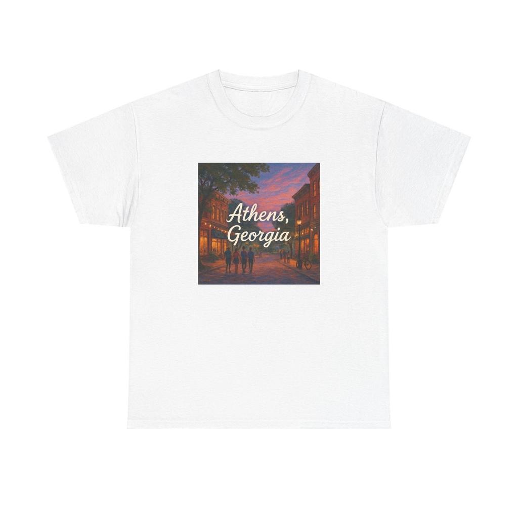 Unisex Adult T Shirt Athens Georgia Classic College Town