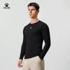 KELME Men's Ribbed Striped Long Sleeve T-Shirt