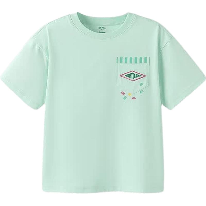 Balabala Girls' Harry Potter Short-Sleeve T-shirt