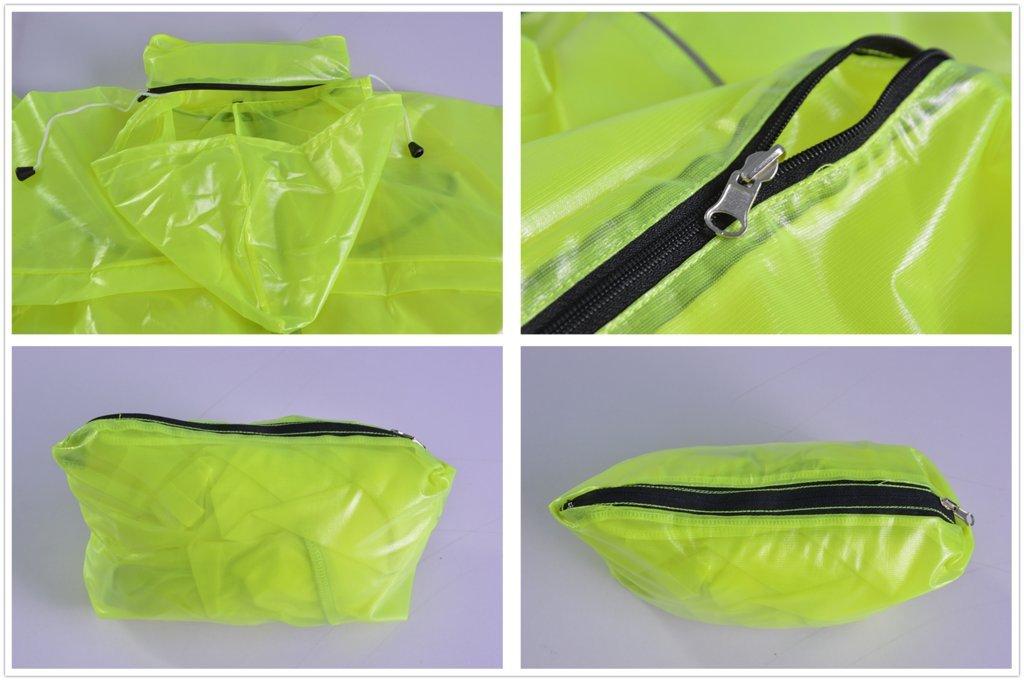 Morethan Cycle Rain Jacket Road Bike Rain Gear Lightweight Waterproof Long Sleeve (Green/M/Men's/Women's) (Quick Dry/Reflective/Pockets) RVP-001