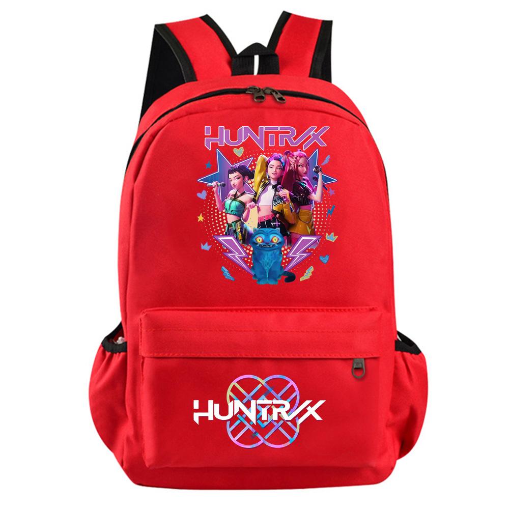 Anime Cartoon Kpop Demon Hunters Printed Backpack for Teenager Student Girl Boy Bookbag Schoolbag Women Large Capacity Travel Bag Kid Gift Rucksak