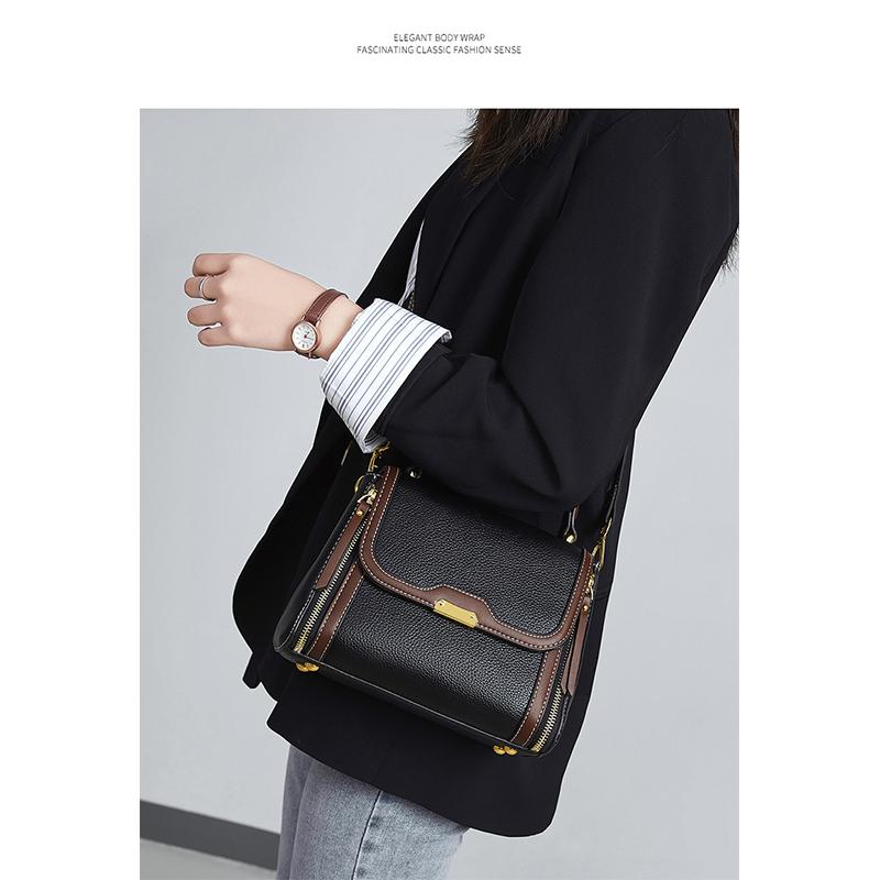 Frühling und Sommer Neue Mode Einfach All-Match Damenhandtasche Hochwertige Große Kapazität Ein-Schulter Umhängetasche Kleine Quadratische Tasche