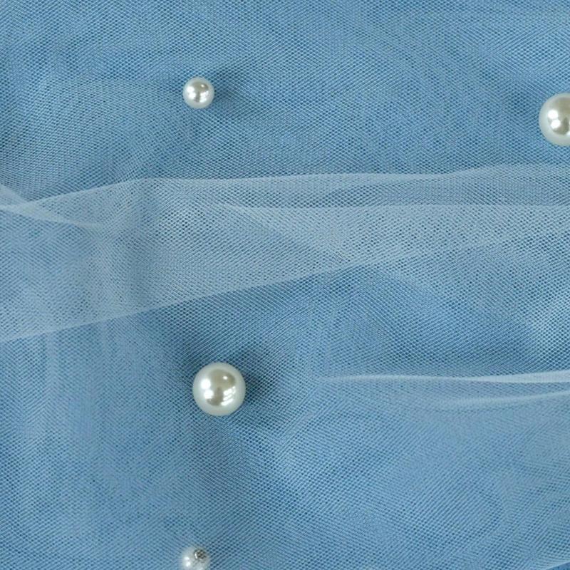 Pearls Embellished Headbands For Women Elegant Hair Accessory With NonSlip Design Soft Tulle Fabric For Weddings Parties
