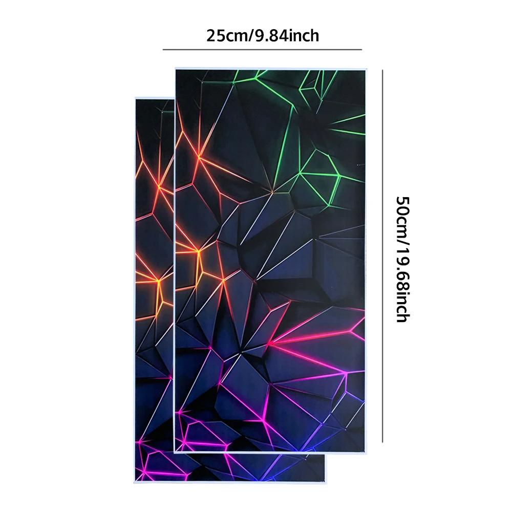 Car B Pillar Sticker Honeycomb Hexagon Auto Center Column Decoration Cover Scratches Waterproof Decals for Truck Car Accessories