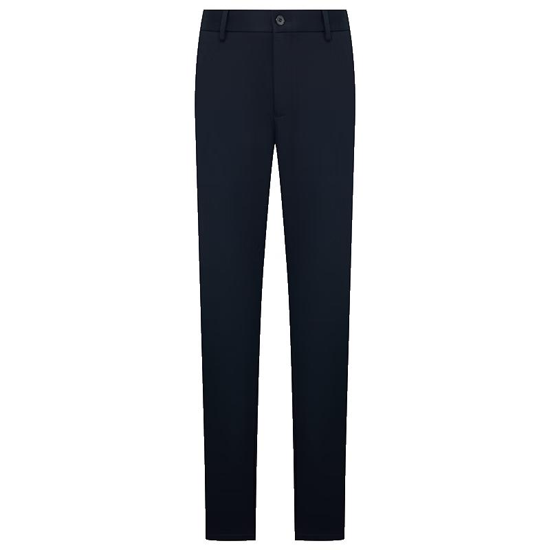 Baoxiniao Men's Lightweight Brushed Business Casual Straight-Leg Trousers
