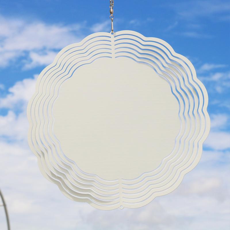 1pc DIY Wind Chimes Blank Ornaments Creative Garden Decorations Gift Idea