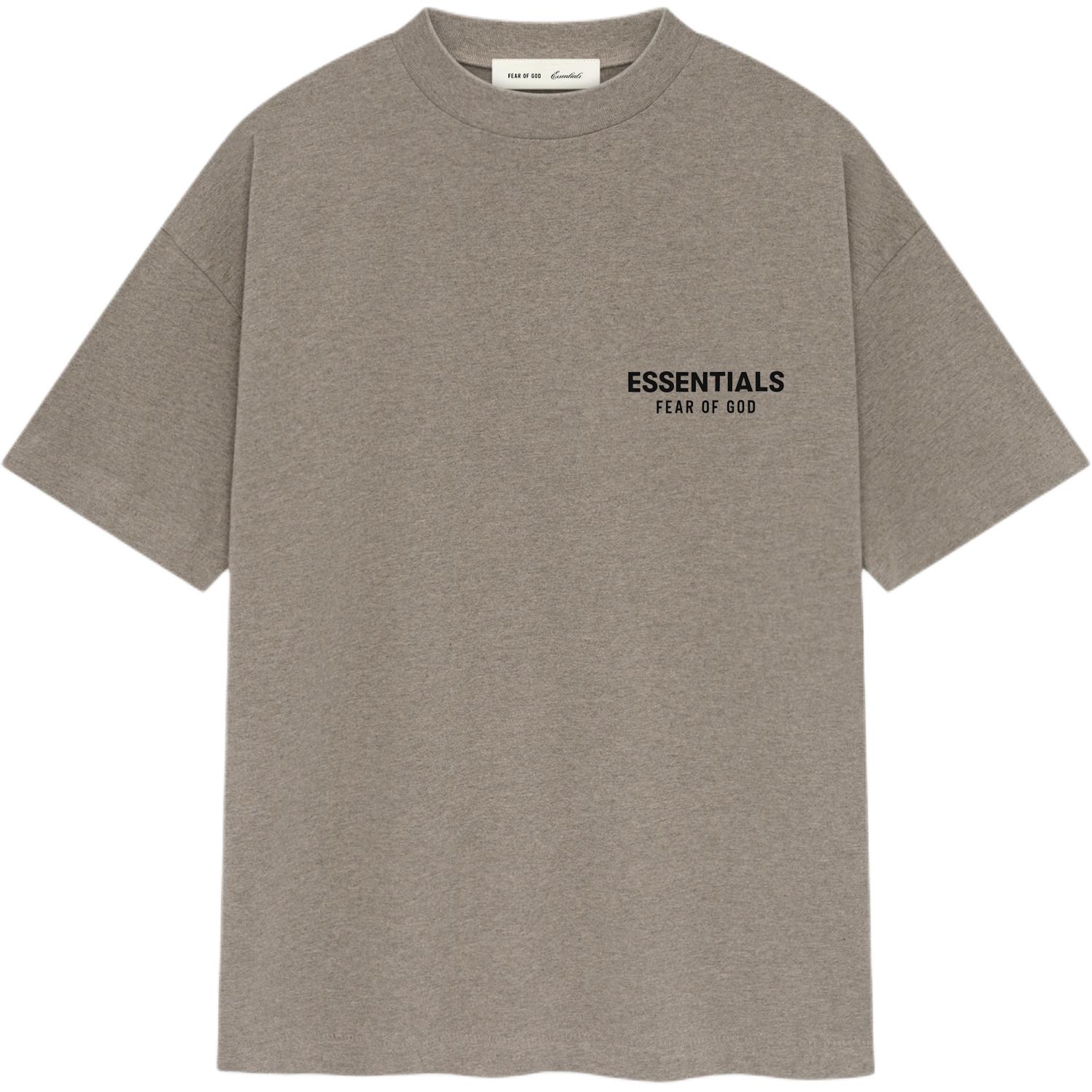 Fear Of God Essentials Classic Fit T-Shirt Homestead Heather Unisex Tops 125AS264172F XS