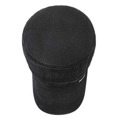 Flacher Zylinderhut Herren Trendige Militärmütze Outdoor Baseballkappe Schatten Sonnenschutzhut Herrenhut Frühling und Herbst Freizeitkappe