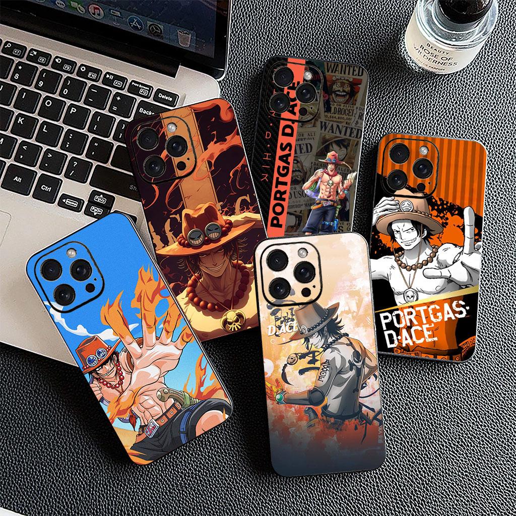 Portgas D Ace One Pieces Luffy Casing Phone Cover for Xiaomi Redmi Note 13 A3 A4 14 Pro Plus 9T 14C 13C 9C NFC + Pro+ 5G 4G Case