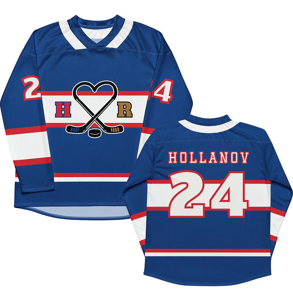 Llya Rozanov 81 Bos Raiders Jersey Heated Rivalry 3D Print Top V-neck Loose V-neck Shirt Unisex Streetwear Long Sleeve Tee