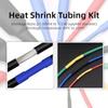 127/530Pcs Polyolefin Material Heat Shrink Tubing Sleeves Wire Shrinking Wrap  Wire Connection