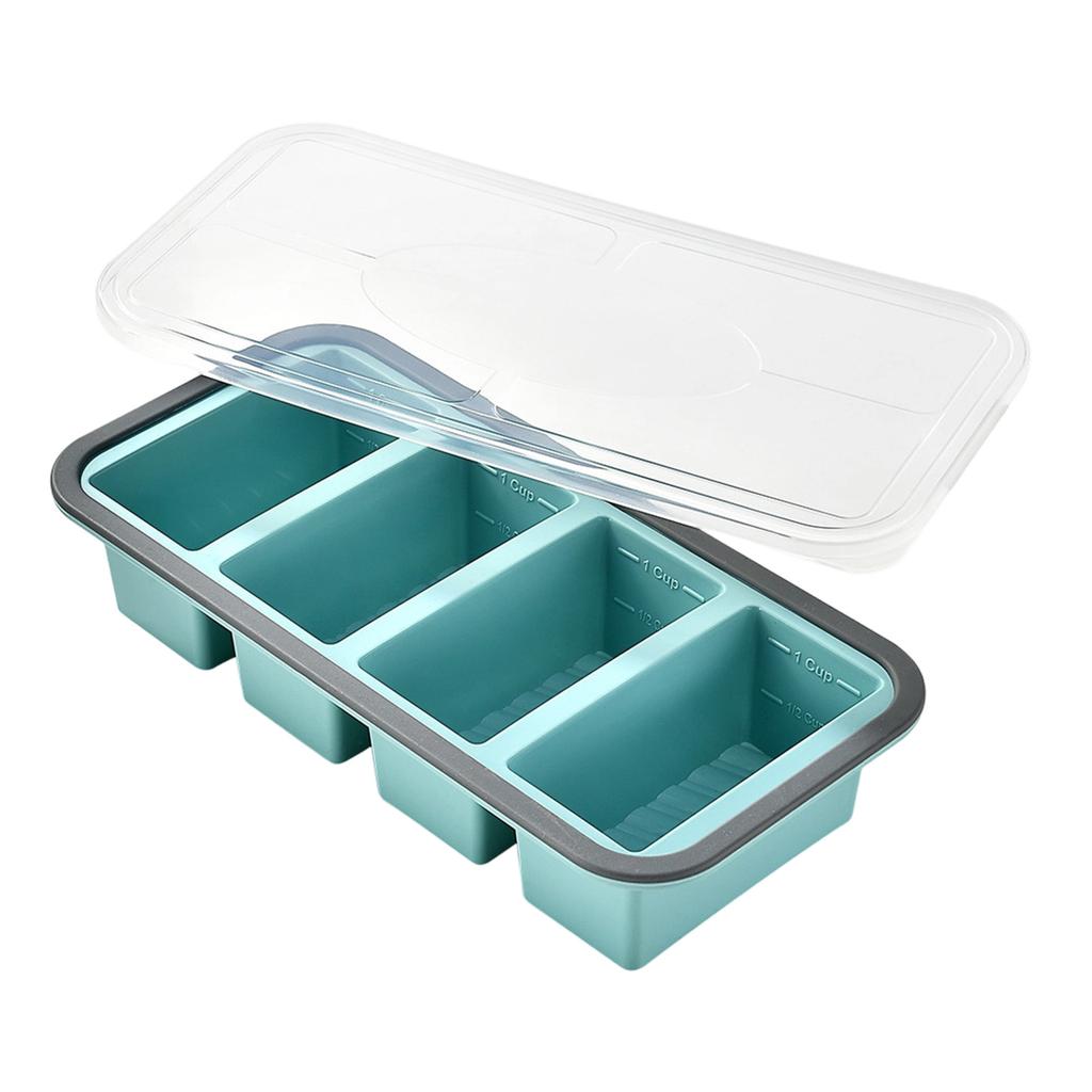 Silicone Food Prep & Storage Container — Food-Grade, Airtight, And Sectioned Organizer. Portable, , And Drop-Resistant — Ideal For Kitchen Meal Prep,