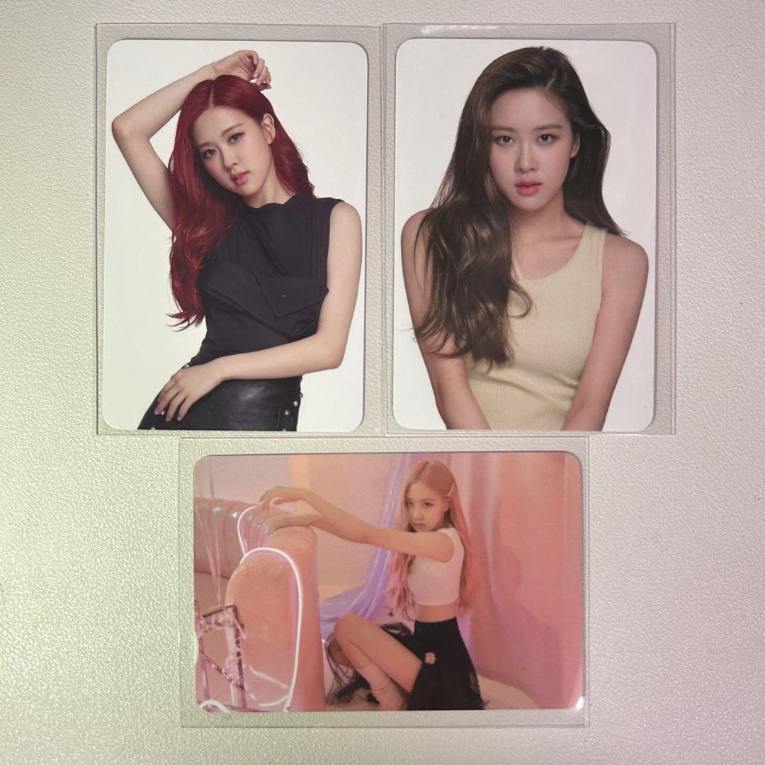 

[USED] BLACKPINK Mise en Scene Rosé Trading Card