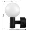 Lampe led - maclean - mce515 b - 15w - ip65 - détecteur de mouvement pir