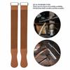 2pcs Straight Razor Strop Double Layered Barber Razor Sharpening Straight Razors Strop Belt