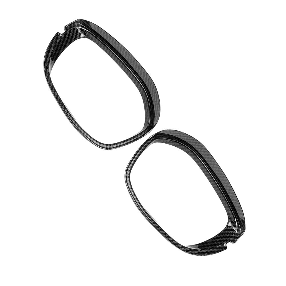 2pcs Car Rearview Mirror Rain Eyebrow Trim Cover Rear View Side Mirror Rain Eyebrow Shield for Honda Civic 11th Sedan -