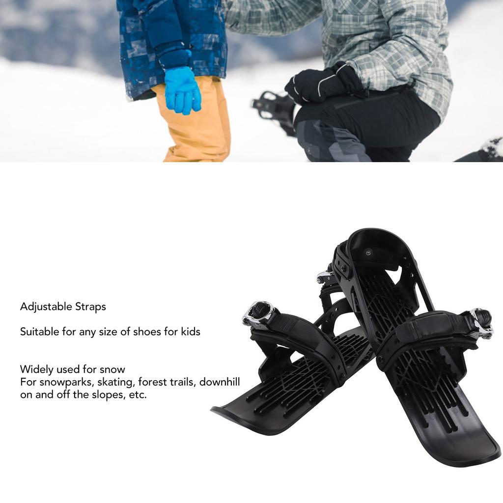 Ski Skates   Ski Shoes Adjusable Skiboards Attach to Skis Boots For Downhill Slopes Winter Sports for Children
