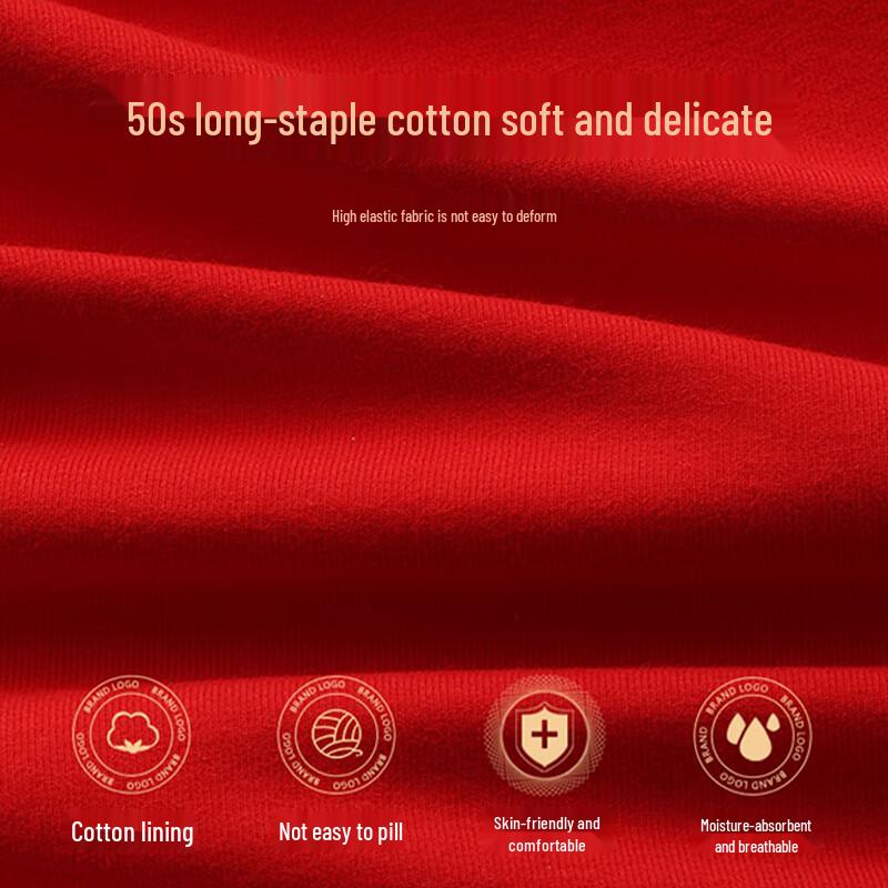 Women's Red Zodiac Lucky Cotton Briefs & Socks Gift Set