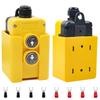 Xiatiosann DC 12V Dump Trailer Remote Control Waterproof Momentary Control Switch for Tipping Electric and Lifting Platforms with Fork Connectors