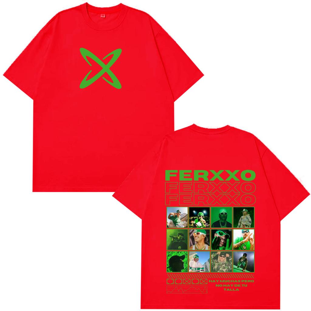Rapper Feid Ferxxo Falxxo Tour 2026 Print Tshirt Unisex Unisex Fashion Hiphop Tshirt Shortsleeved Casual Cotton Vintage Tshirts