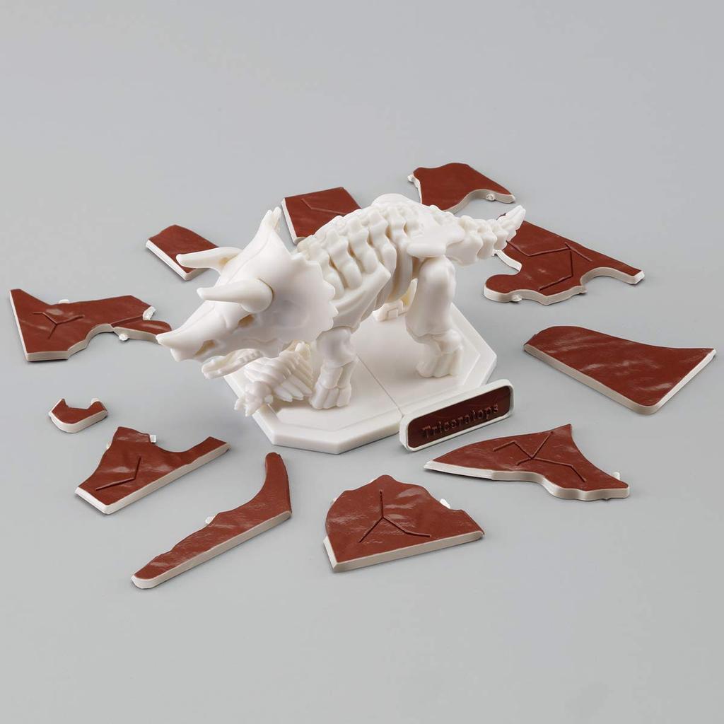 Charapaki Excavation Dinosaur Plastic Kit: Triceratops