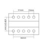 1PC Aluminum PTC Heater Thermostat Constant Temperature 76x63x7mm 12V24V220V 70C-180C 8W-150W