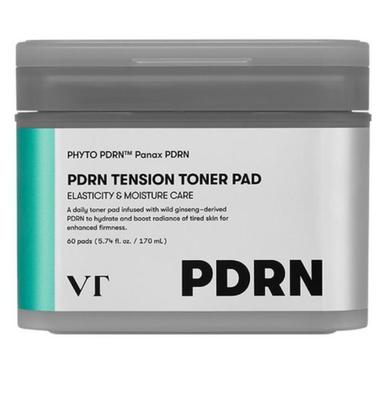 VT Cosmetic PDRN Tension Toner Pad 170ml – Verstevigende & Hydraterende Verzorging (60 pads)