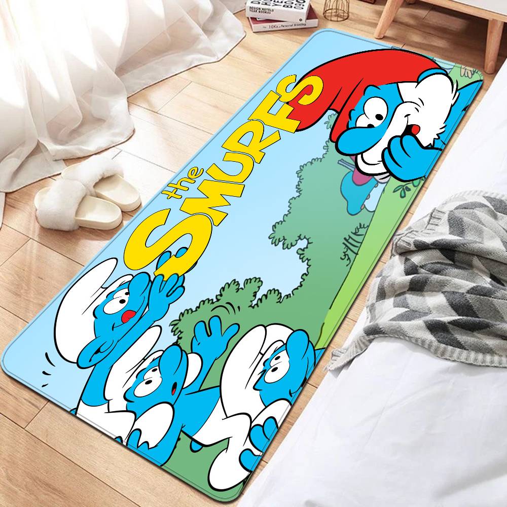 S-Smurfs Cute Floor Carpet Nordic Style Home Doormat Bathroom-Toilet Mats Bedroom Hotel Decor Mat