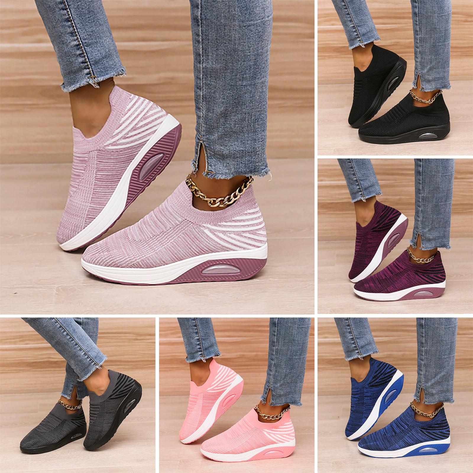 

Sagit: женская модная трендовая дышащая обувь, тканая повседневная обувь в спортивном стиле с сеткой