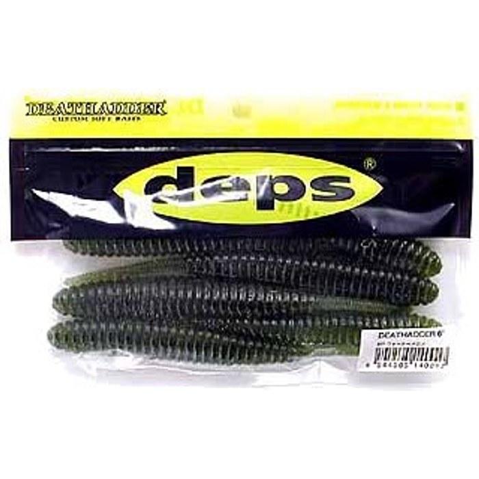 Deps Worm Death Adder 6 Inch Watermelon #01 Black