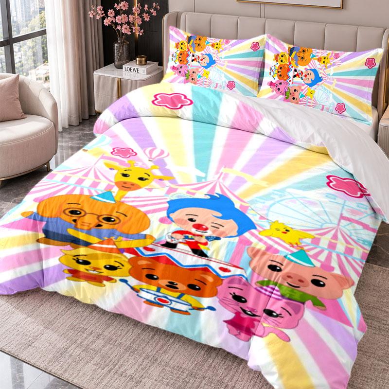 El Payaso Plim Plim 3Pcs Bedding Set Duvet Cover With Two Pillowcases For Bedroom Home Decoration