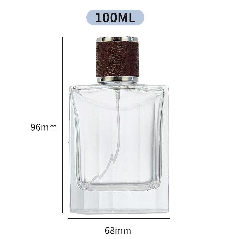 100ml Large Capacity High-End Glass Perfume Spray Bottle