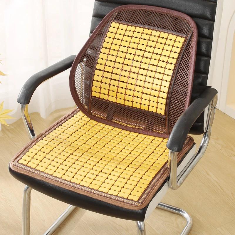 Summer Car Cushion Bamboo Car Seat Cooling Pad Cool General Vehicles Office Chair Sofa Seat Covers with High Ventilation 2025