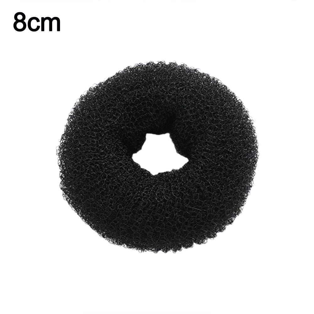 Elastic Hair Ring Nylon Donut Hair Bun Maker Durability Hair Styler  for Girls Women