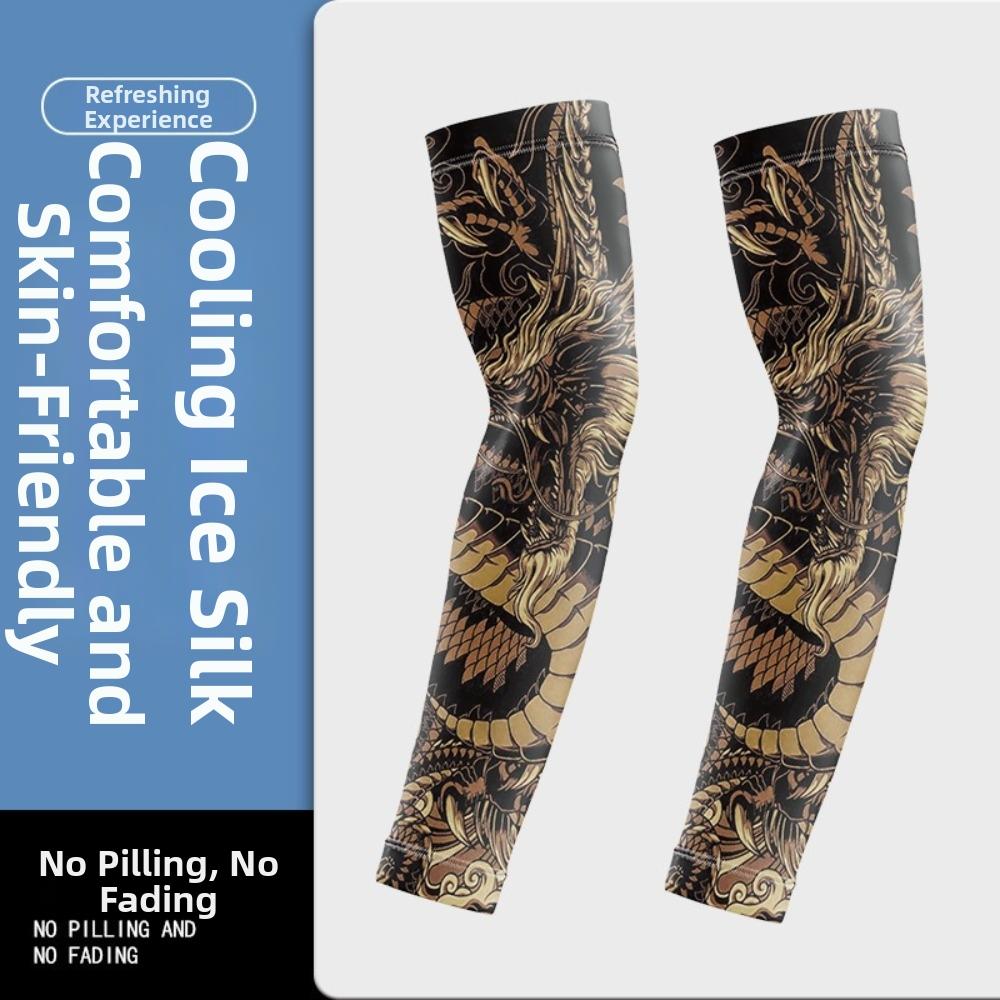 Quick Dry Flower Arm Sleeves Breathable Tattoo Arm Sleeves Fashion Arm Cover  Summer