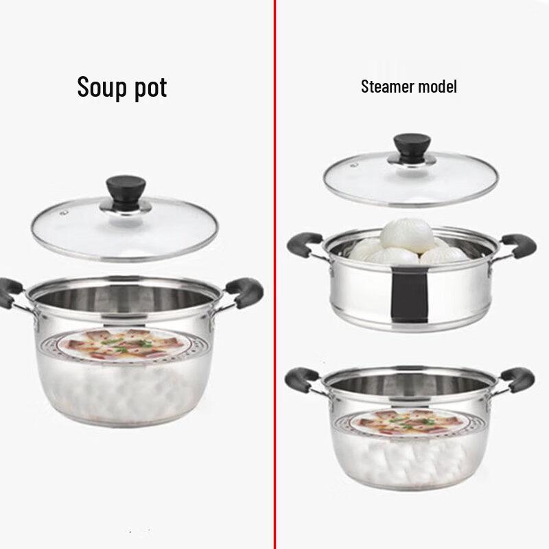 Chixing Stainless Steel Single-Tier Mini Steamer Pot