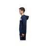 Adidas Knitted Hooded Comfortable Long Sleeve Jacket Men Jackets Navy-Blue CX4957
