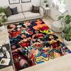 Wonder Woman pattern rug, suitable for living room, bedroom, bedside, balcony and other places, Nordic style decorative rug,
