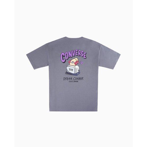 Converse T shirT ToasTer Graphic quieT Shade Mcj751 G6m
