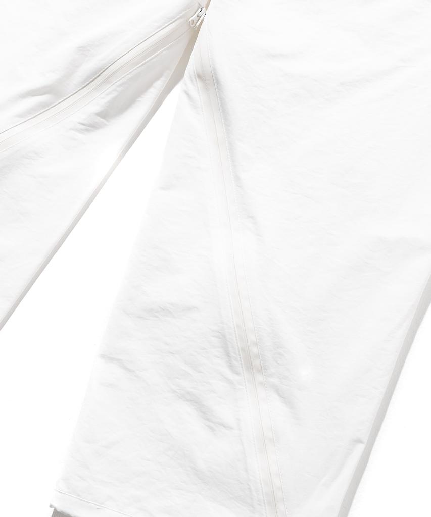 MASSNOUN Strain Mesh-Up Zipper Pants Mftcp003-Wt