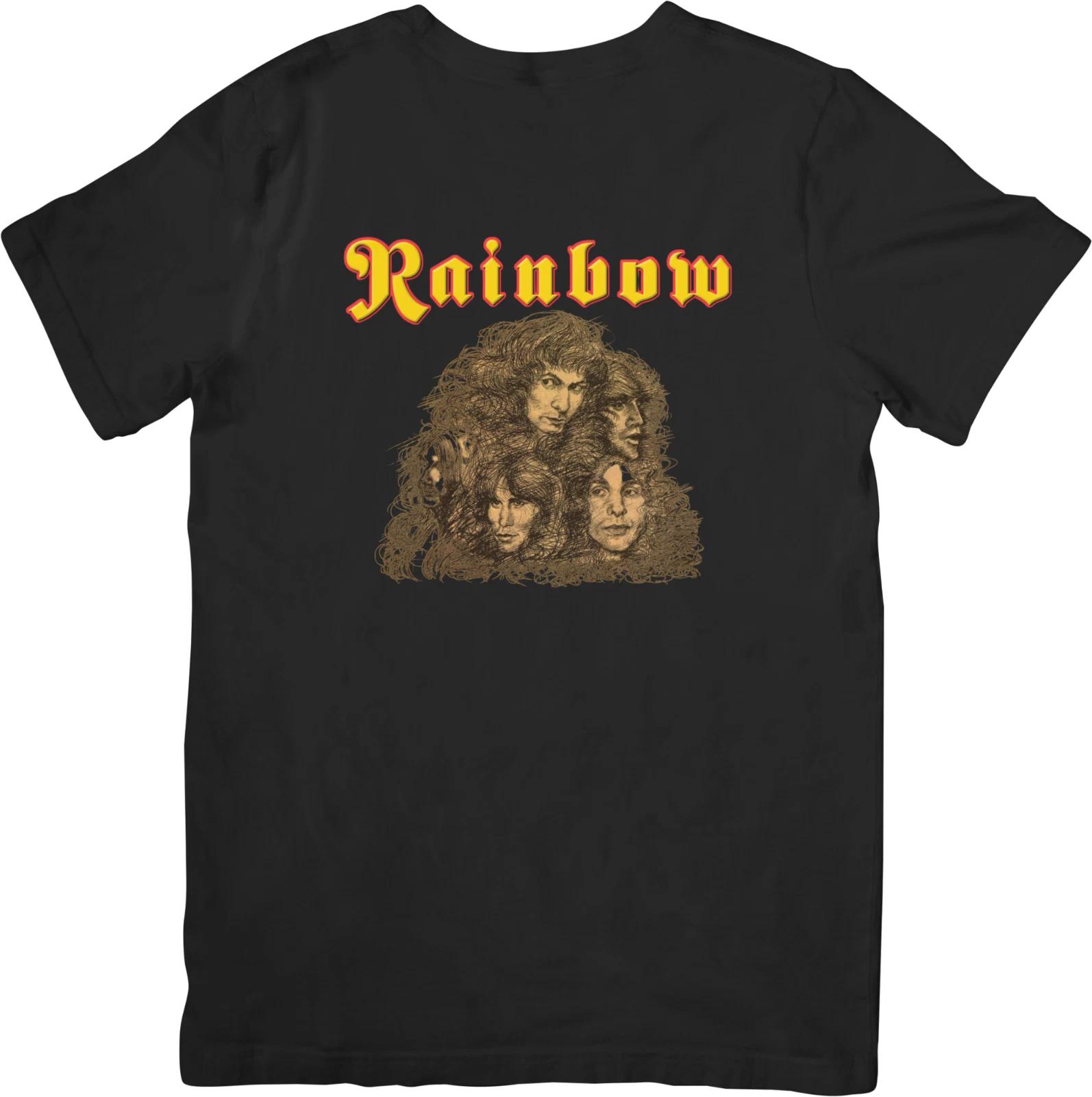 

Радуга Хэви-метал Музыка Подходит для мужчин и женщин Качественная хлопковая футболка Черная S