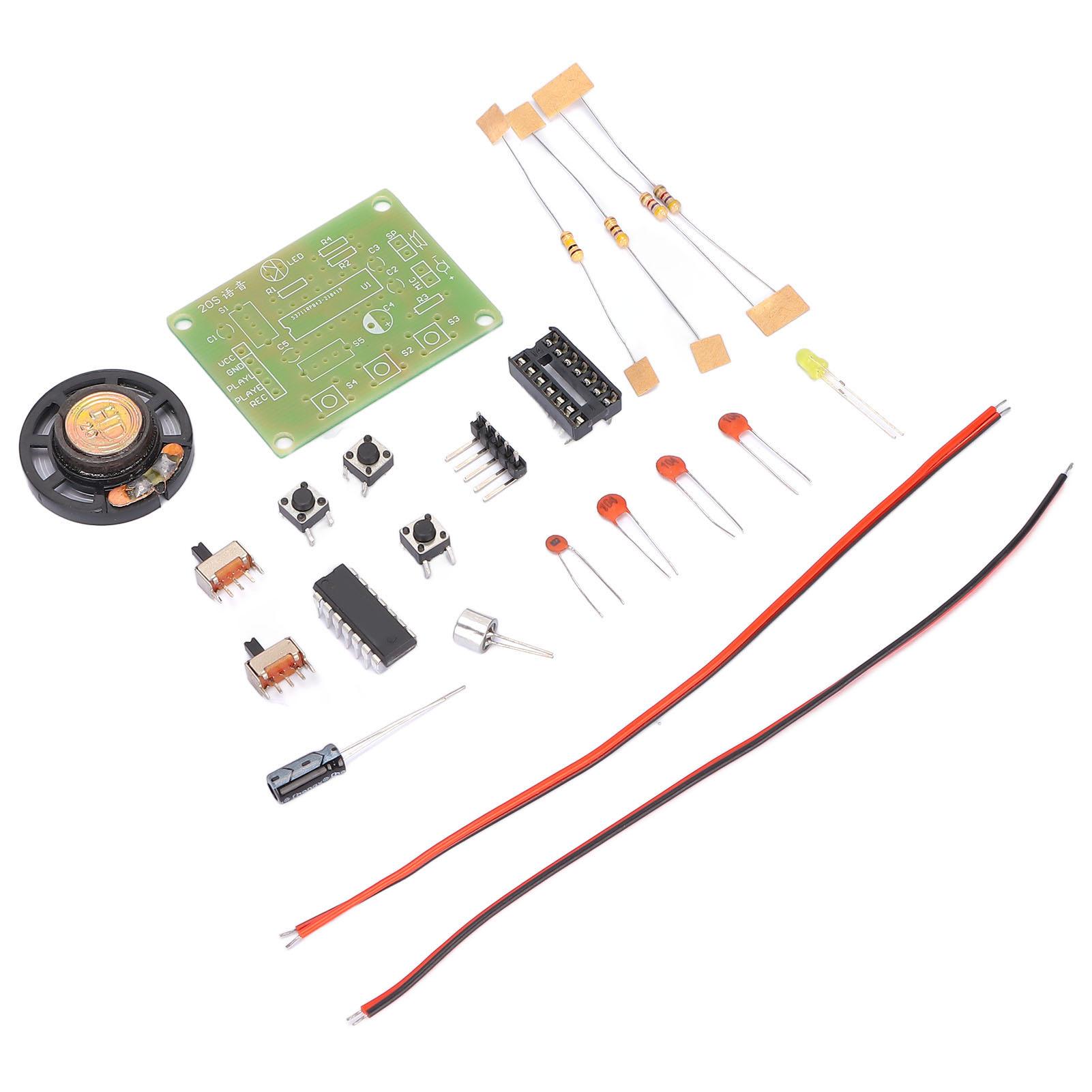 

Voice Recording Module Kit ABS DIY Sound Recording Board Student Experimental Kits 820s