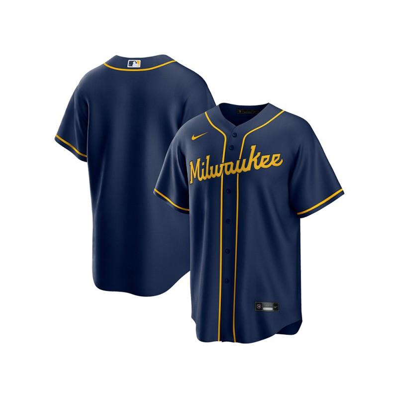 Milwaukee Brewers MLB Basebolltröja Broderad 11 9 22 Nummer Anpassad Sportkläder Herr Dam Höst