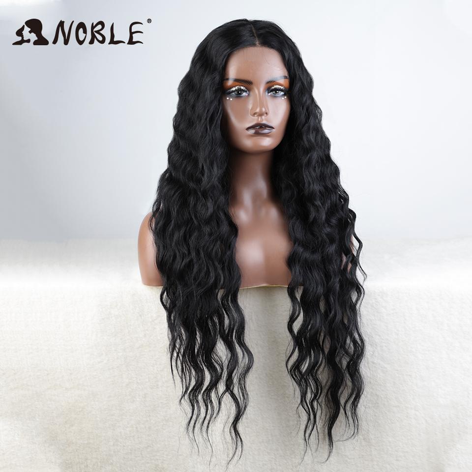 Perruque en Dentelle Synthétique Noble pour Cosplay 30-40 Pouces Longue Perruque Ondulée Perruque Blonde Ombrée Perruque en Cheveux Synthétiques Perruques Pour Femmes Noires Perruque en Dentelle
