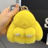 Cute Plush Bunny Keychain: Pretend Dead Rabbit Doll Pendant – Perfect Mini Gift for Students & Fans