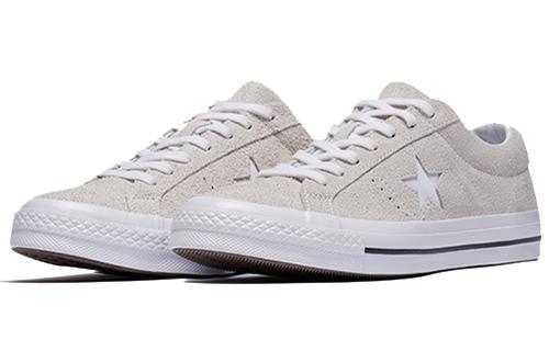One Star Converse Low Vintage Suede 'White' 161577C