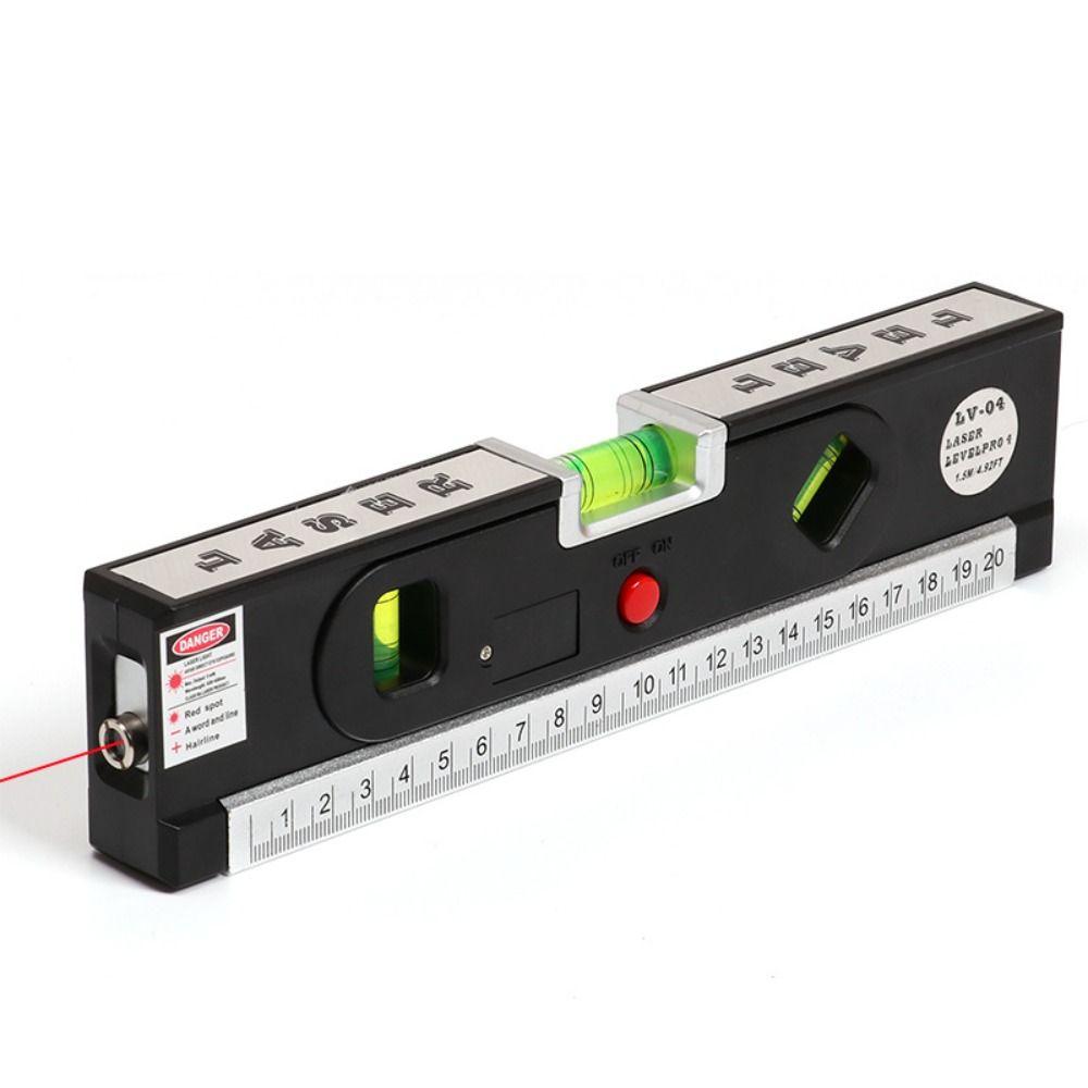 High Precision Right Angle Spirit Level Adjustable Cross Line Lasers Measuring Instrument