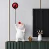 Rabbit Luxury Dual-Sided Balloon Ornaments for TV Cabinet & Living Room