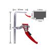 1PCS Alloy Steel Quick Ratchet Track Saw Guide Rail Clamp for MFT Table Guide Rail System Woodworking Clamp